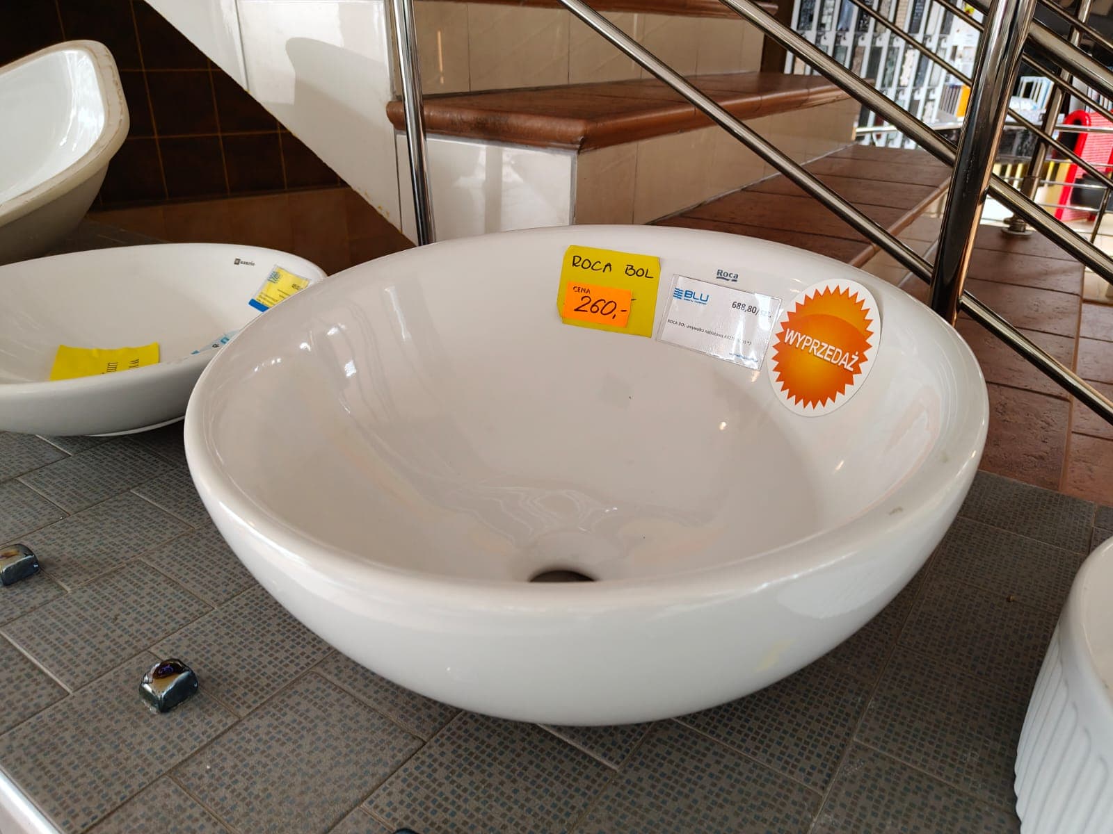 ROCA BOL umywalka nablatowa A327876000 *7 W P - Powystawowy Nowy Sącz