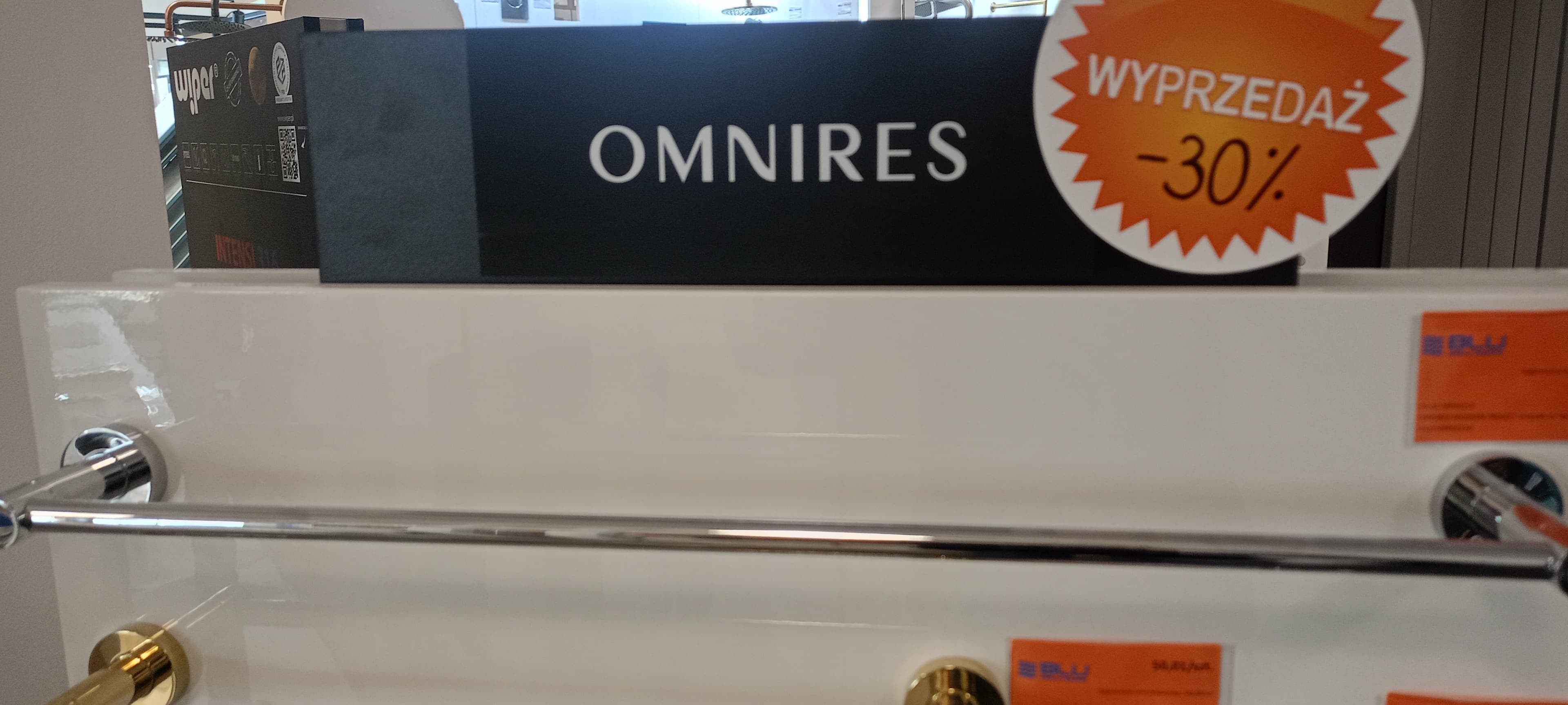 OMNIRES MODERN PROJECT wieszak na ręcznik chrom MP60216 - Powystawowy Suwałki
