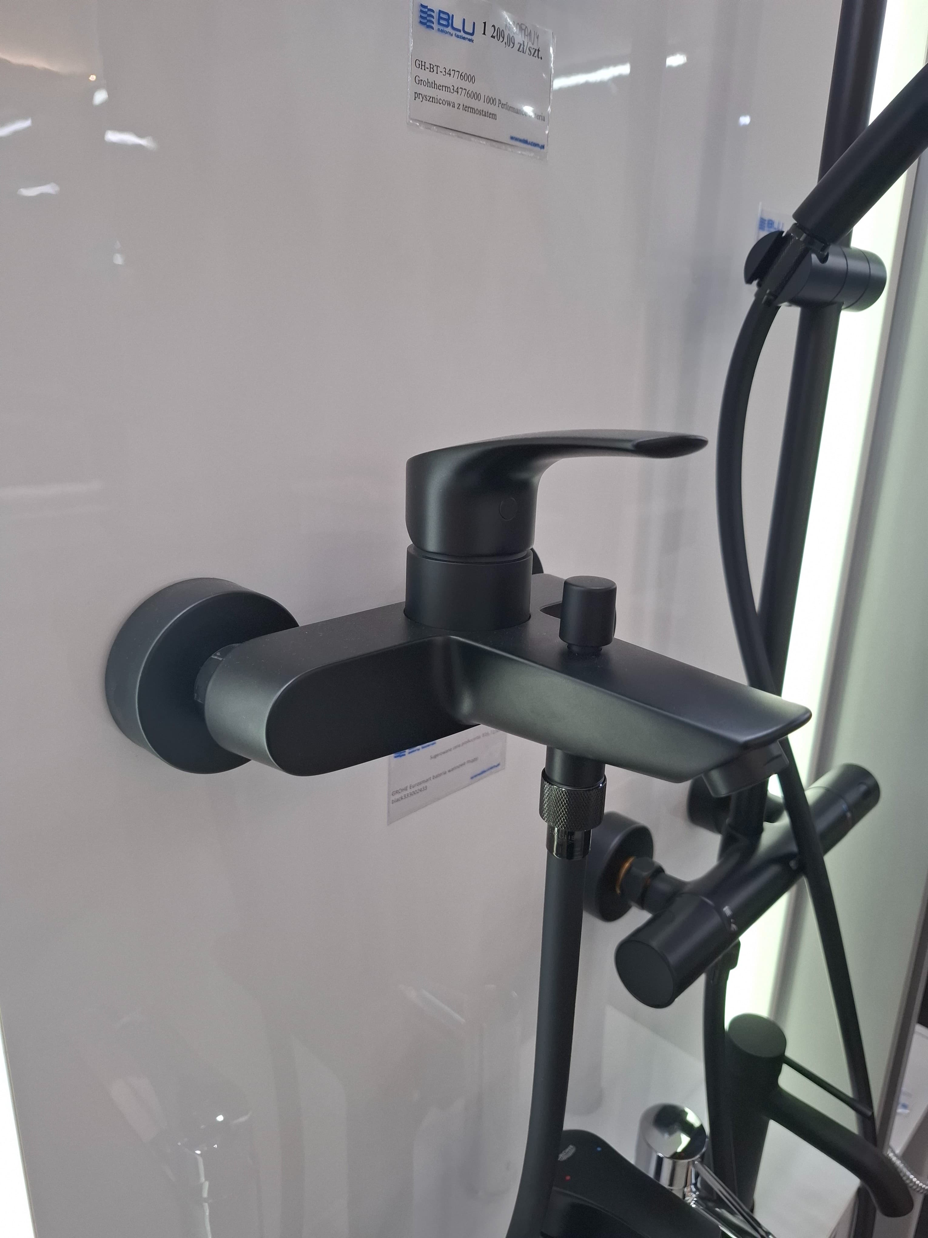 GROHE Eurosmart bateria wannowa matte black 333002433 - Powystawowy Skierniewice
