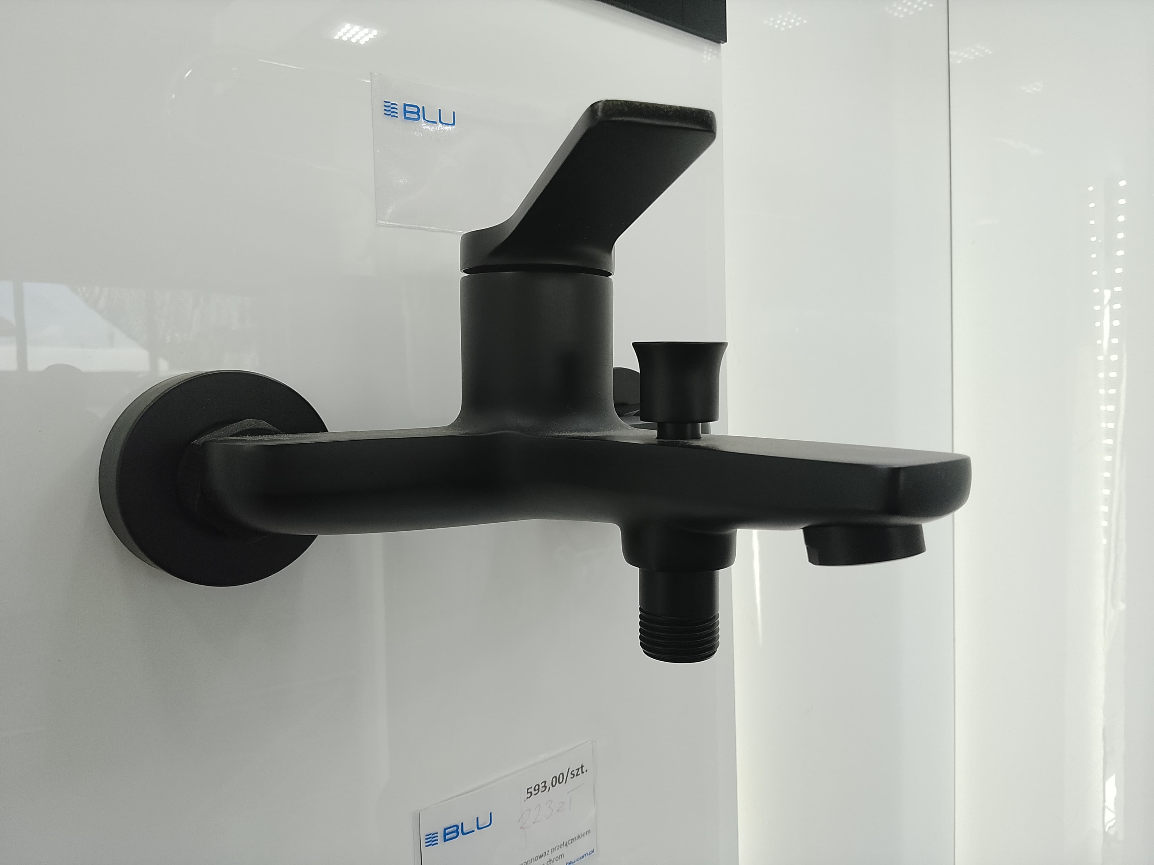FDESIGN SEPPIA Bateria wannowa z przełącznikiem natrysku bez kompletu natryskowego czarny FD1-SPA-1-22 - Powystawowy Kalisz