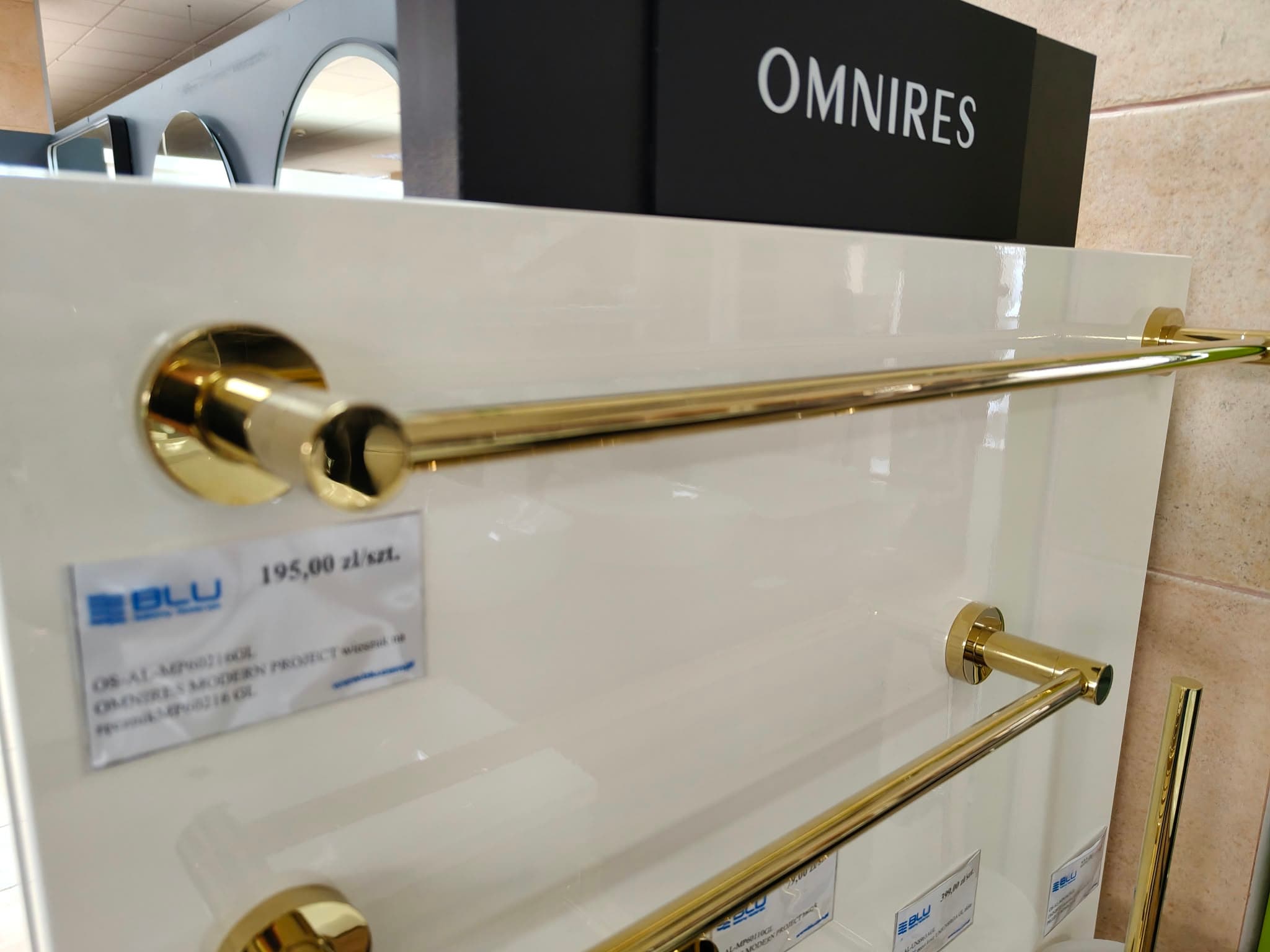OMNIRES MODERN PROJECT wieszak na ręcznik MP60216 GL **ekspo - Powystawowy Nowy Sącz