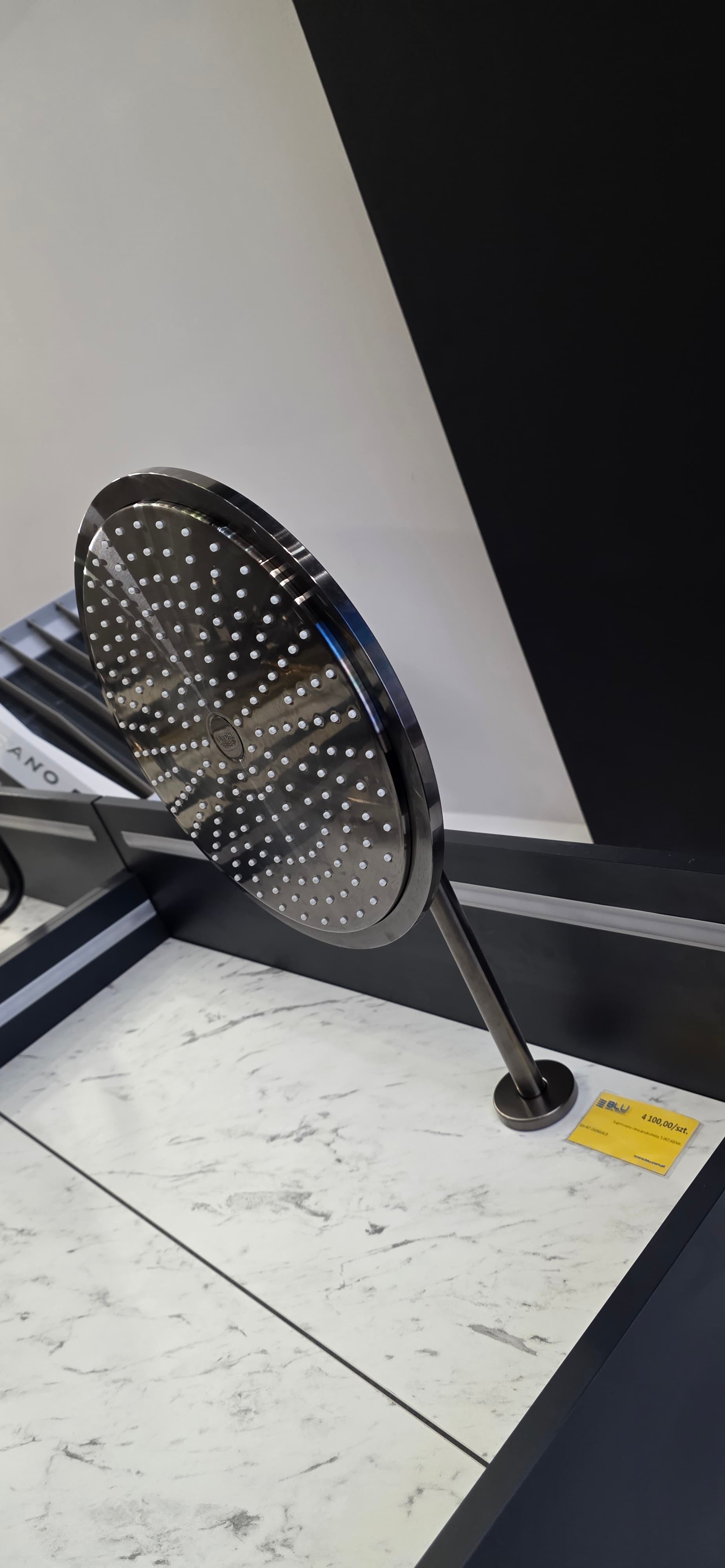 GROHE 26066AL0 RAINSHOWER COSMOPOLITAN 310 Deszczownica z ramieniem 380 mm 1 strumień brushed hard graphite P P - Powystawowy Łódź Pojezierska