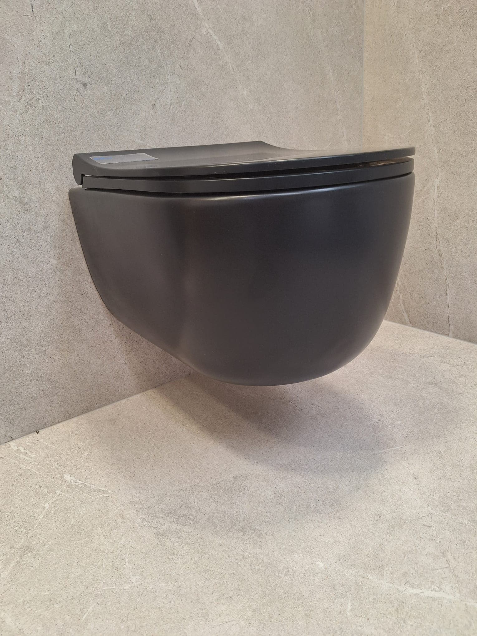 IO ELBA miska wisząca wc mat czarny Rimless 490x359 mm powłoka CLEAN PLUS+ CS.ELB.CZ.1417.04.129 *W **ekspo - Powystawowy Piotrków Trybunalski