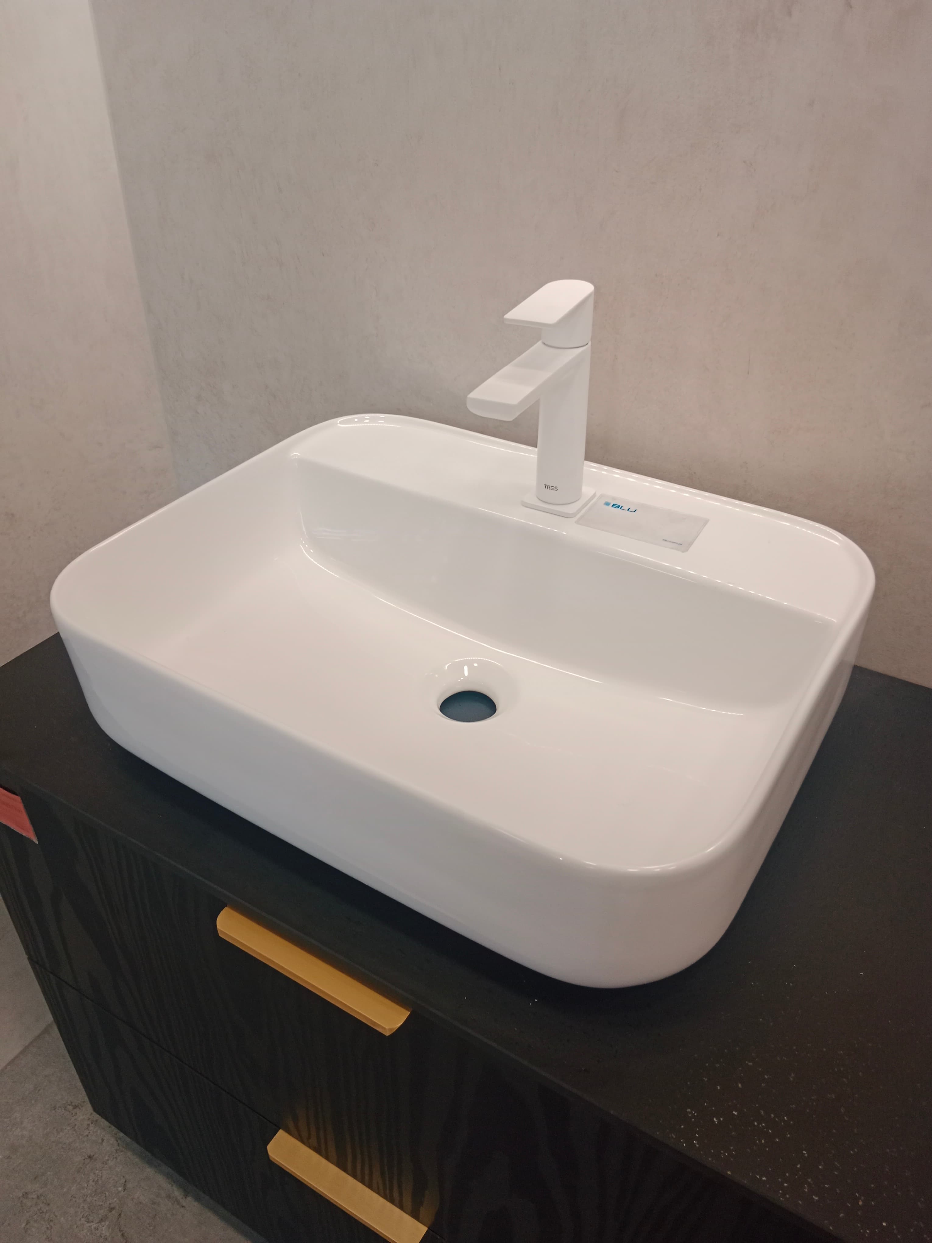 ELITA RE040500148060 145082 UMYWALKA ENZO 50x40 BLAT, CERAM WHITE P *30 - Powystawowy Zamość