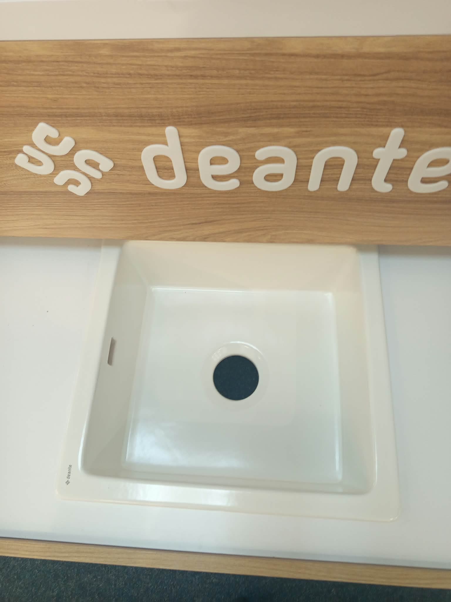 DEANTE ZLEW. SABOR CERAMICZNY BIANCO MAT 1K B/O 450X478X215 + SPACE SAVER ZCB_A103 **ekspo - Powystawowy Ciechanów