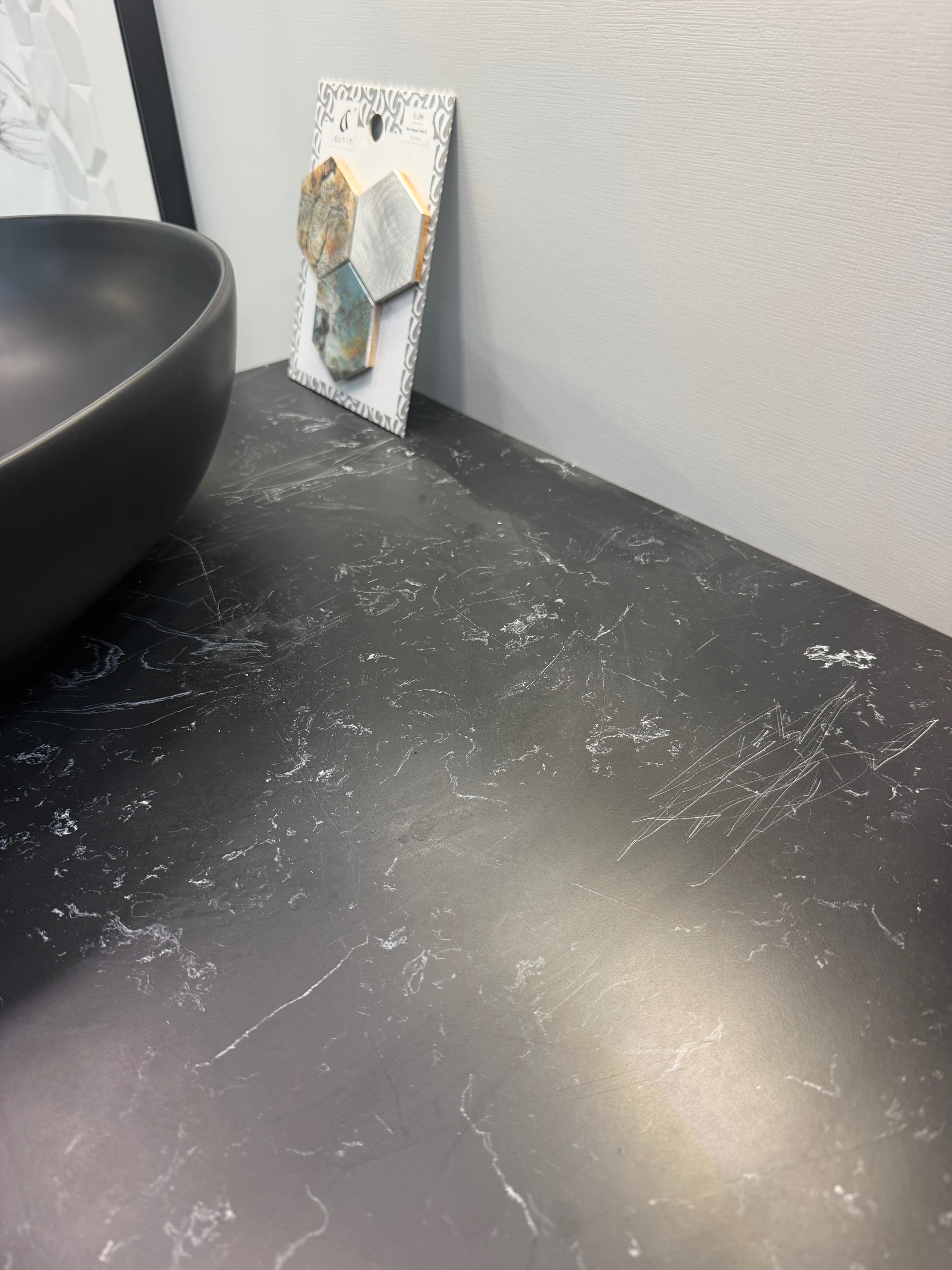 ELITA RE050700057160 167807 BLAT MARMUR MARQUINA 70/49,4/2 BLACK MATT *22 **ekspo - Powystawowy Łomża