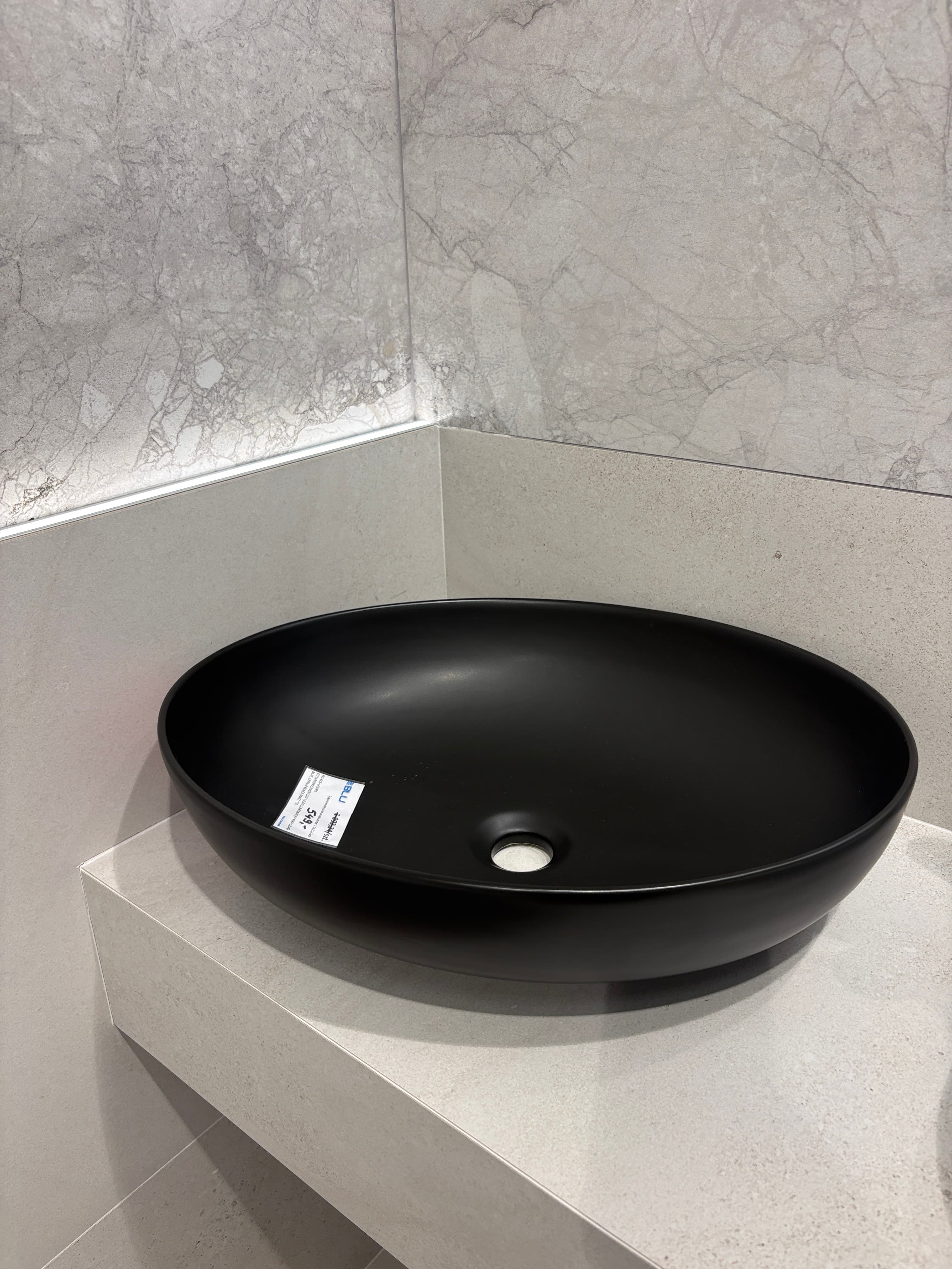 ELITA RE040520087160 145001 UMYWALKA RIKA 52x40 BLAT, CERAM BLACK MATT *52 - Powystawowy Szczecin