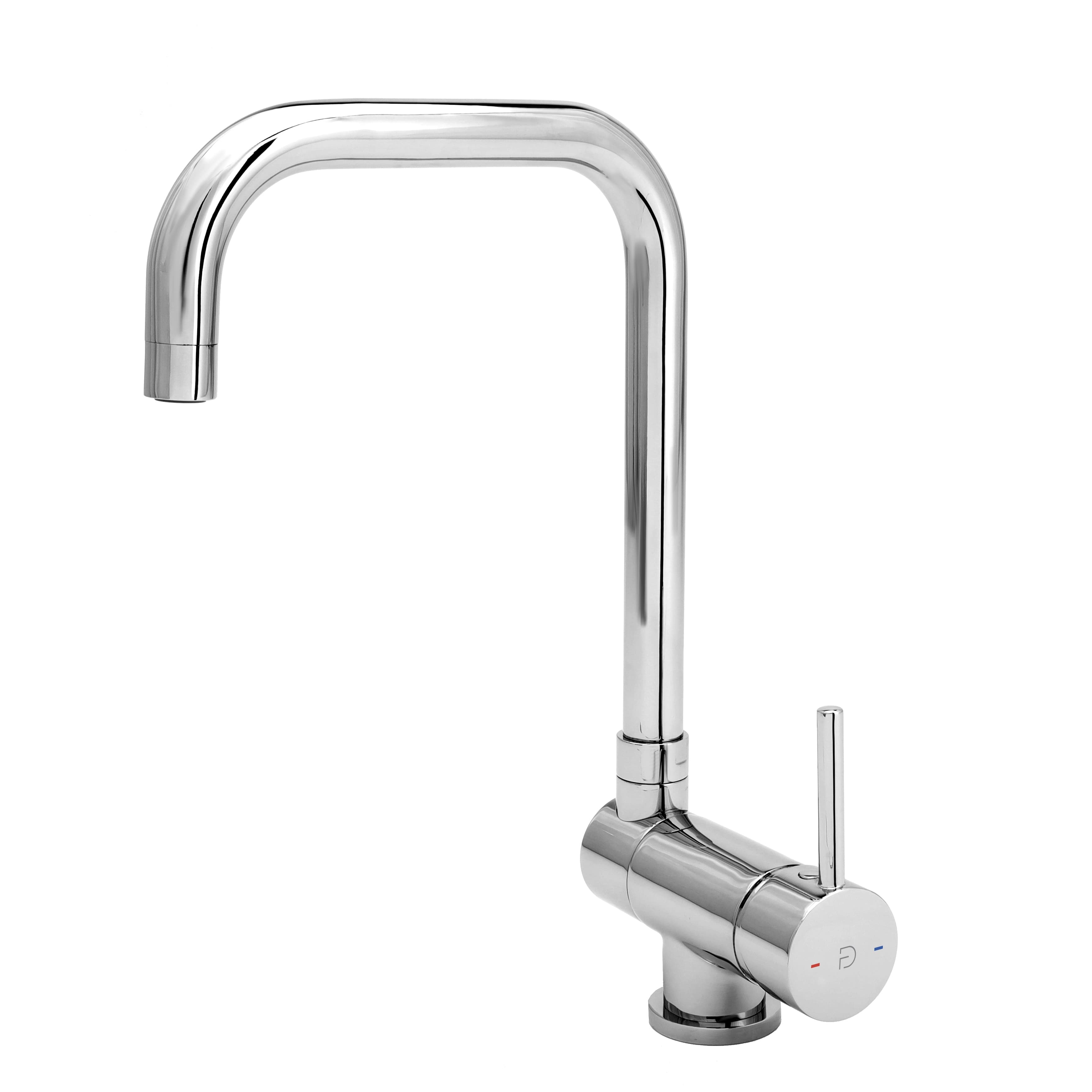FDESIGN AVANZA Bateria zlewozmywakowa z ruchoma wylewką podokienna chrom FD1-A14-4-11 - Powystawowy Łódź Zgierska