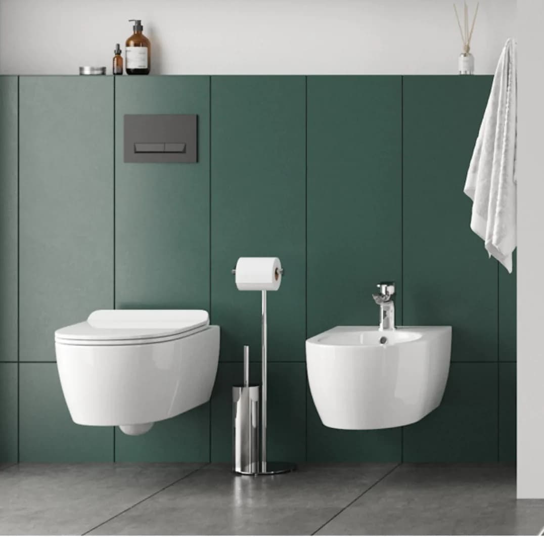 EXCELLENT Miska wisząca wc bezrantowa DOTO PURE-RIM 54 CEEX.1404.545.WH + deska *12 P - Powystawowy Gniezno