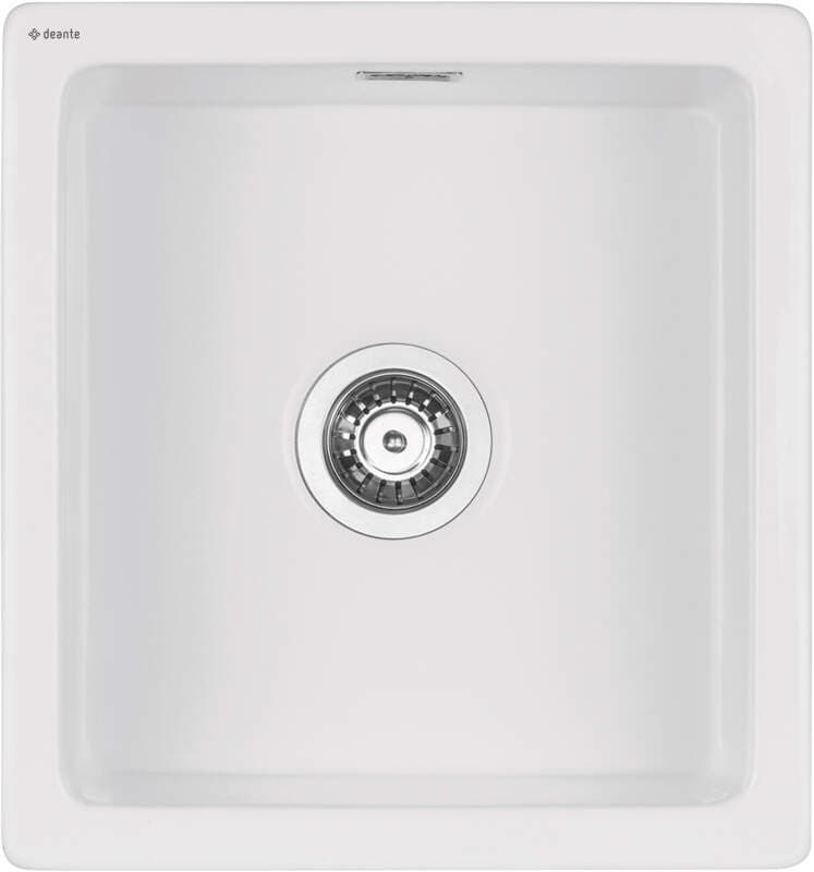 DEANTE ZLEW. SABOR CERAMICZNY BIANCO MAT 1K B/O 450X478X215 + SPACE SAVER ZCB_A103 **ekspo - Powystawowy Ciechanów