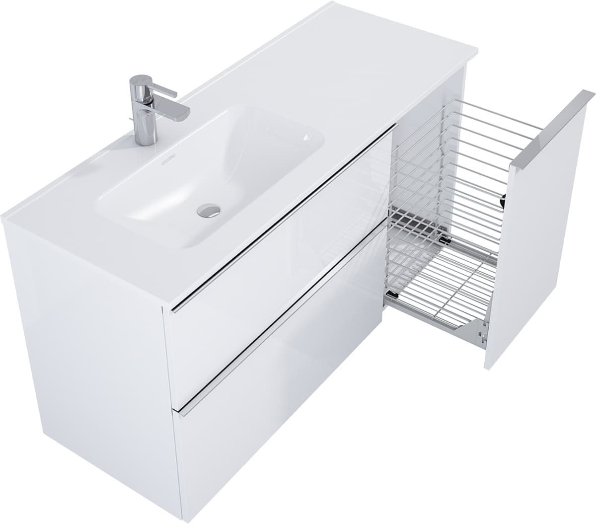 ELITA RE080402028060 167309 KOMODA LOOK 40 Z KOSZEM CARGO WHITE HG PDW *8 - Powystawowy Łódź Pojezierska