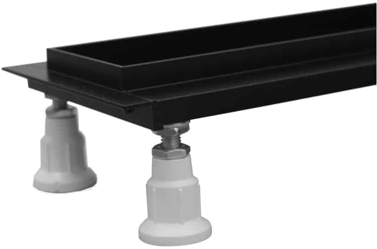 SCHEDPOL BASE-LOW BLACK odwodnienie liniowe do zabud płytkami OLP80/CST-LOW 80*8*7 **ekspo - Powystawowy Gniezno