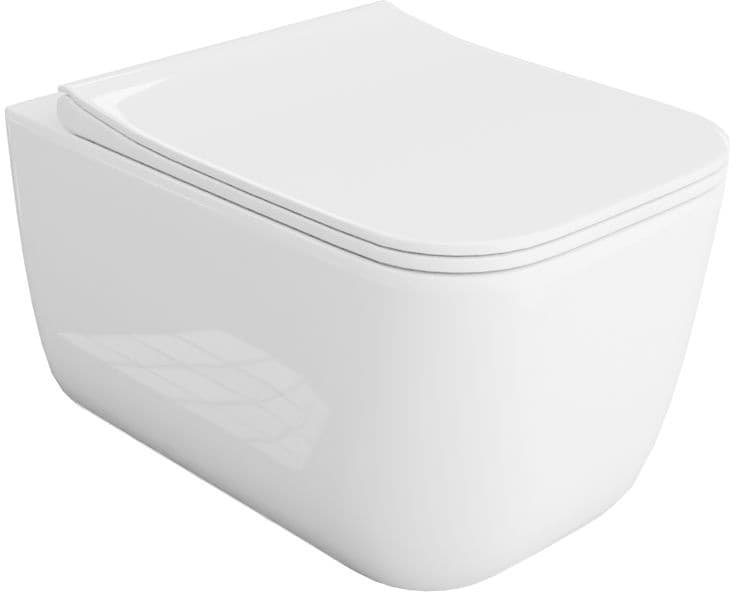 IO MAYO miska wc wisząca Rimless 525x350 mm z deską slim wolnoopadającą z funkcją łatwego wypinania CE.MAYWC525 *16 *W **ekspo - Powystawowy Starogard Gdański