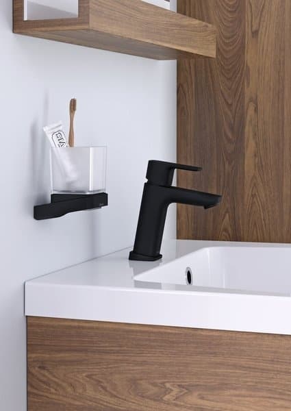 RAVAK Bateria umywalkowa stojąca 10° Free black, 170 mm X070150 **ekspo - Powystawowy Augustów