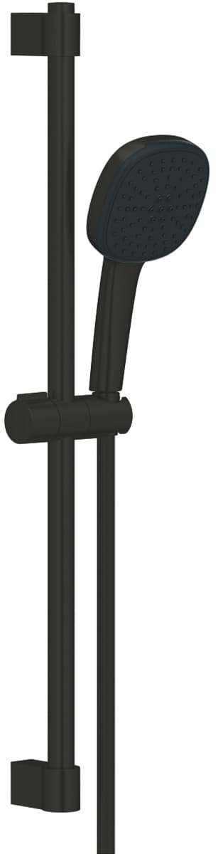 GROHE 267482433 TEMPESTA CUBE 110 Zestaw z drążkiem prysznicowym, 2 strumienie matte black - Powystawowy Kalisz