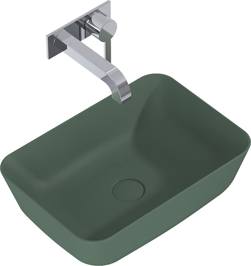 ELITA RE040460037010 146028 UMYWALKA RENI 46x33 BLAT, CERAM FOREST GREEN MATT *46 - Powystawowy Nowy Sącz