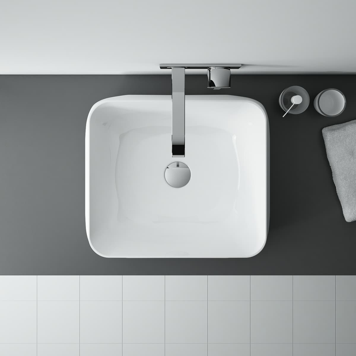 ELITA 145039 UMYWALKA ETNO 45x40 BLAT, CERAM WHITE *49 wycofane, dostępne do wyczerpania zapasów **ekspo - Nowy Dębica