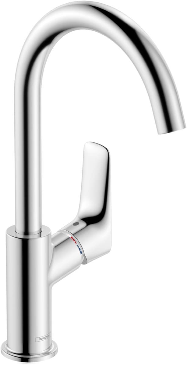 HANSGROHE LOGIS 71130000 bateria umywalkowa 210 z obrotową wylewką, bez kompletu odpływowego, DN15 Chrom **ekspo - Powystawowy Inowrocław