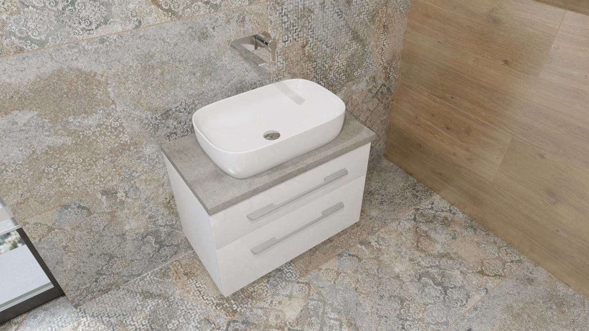 IO FOSA umywalka nablatowa 600x385x145 mm bez przelewu CE.FOSUM600 *24 dostępna na indeksie CE.FOSANEW.600.2143P.I - Powystawowy Bielsko-Biała