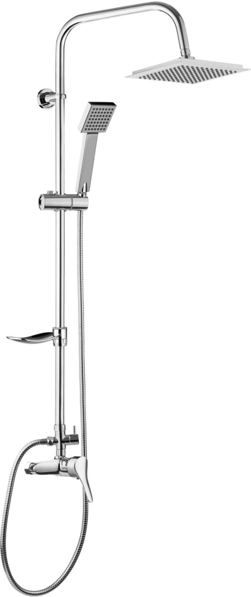 DEANTE NEO JOKO deszczownia SQUARE chrom 1-funkcyjna NBJ 01SK (bateria w komplecie) *P - Powystawowy Giżycko