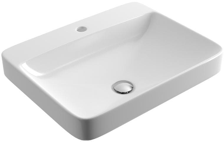EXCELLENT umywalka HOLMI 59 n/b 590x470x170 CEAC.3201.590.WH P - Powystawowy Kwidzyn