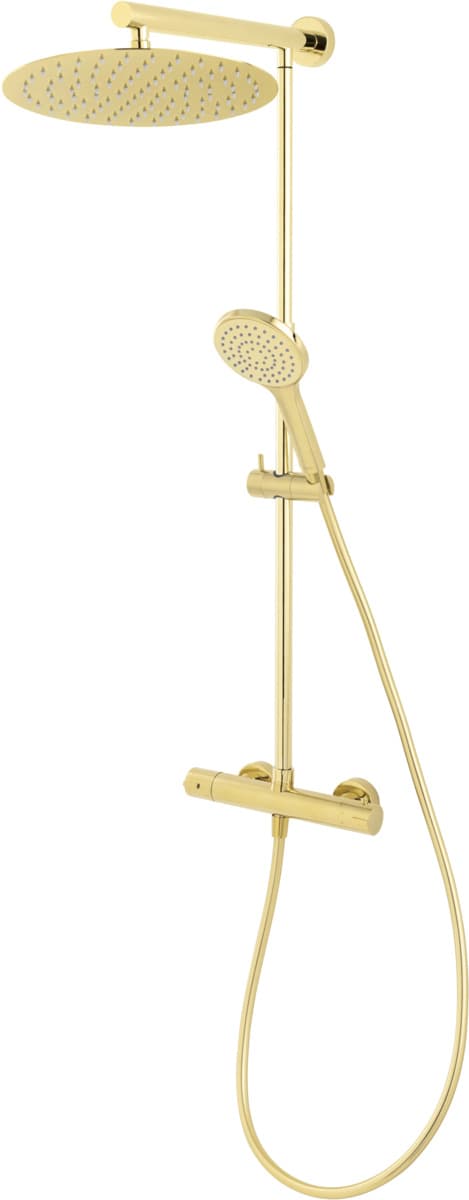 FDESIGN ANIMA GOLD SYSTEM NATRYSKOWY NATYNKOWY TERMOSTATYCZNY FD5-ANA-7U-55 ZŁOTY - Nowy Lubliniec