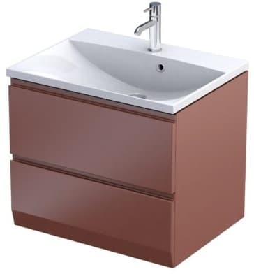 ORISTO BRYLANT-szafka podumywalkowa 60 cm, dwie szuflady kolor: ceglany mat OR36-SD2S-60-19-V3 **ekspo - Powystawowy Łódź Pojezierska