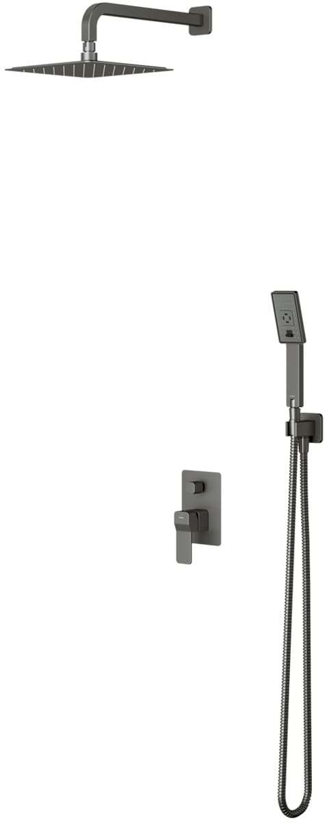 OMNIRES SLIDE system prysznicowy podtynkowy SYSSL12GR grafit - Powystawowy Łomża