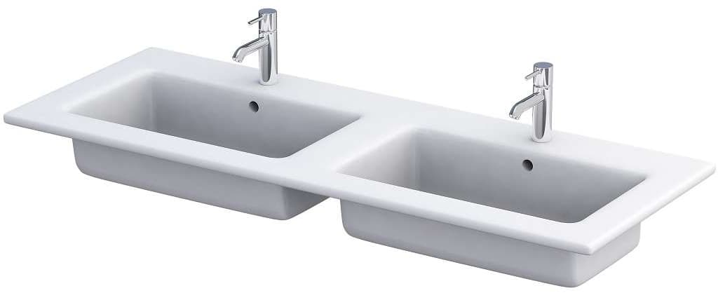 ORISTO JOY umywalka meblowa 120 cm., ceramiczna JOY kolor: biały (ceramika), podwójna UME-JO-120-91-D *W **ekspo - Powystawowy Łódź Pojezierska