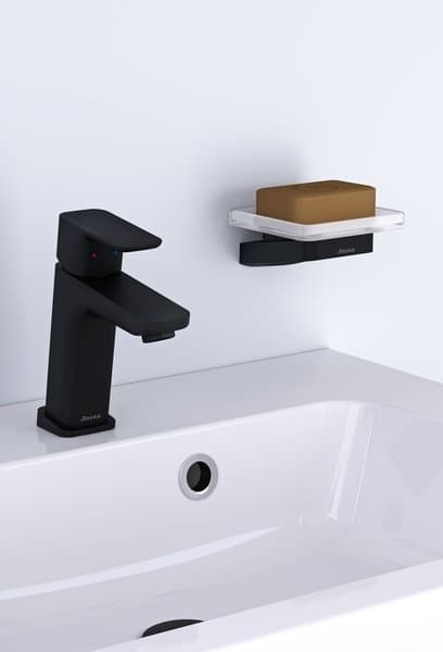 RAVAK Bateria umywalkowa stojąca 10° Free black, 170 mm X070150 **ekspo - Powystawowy Augustów