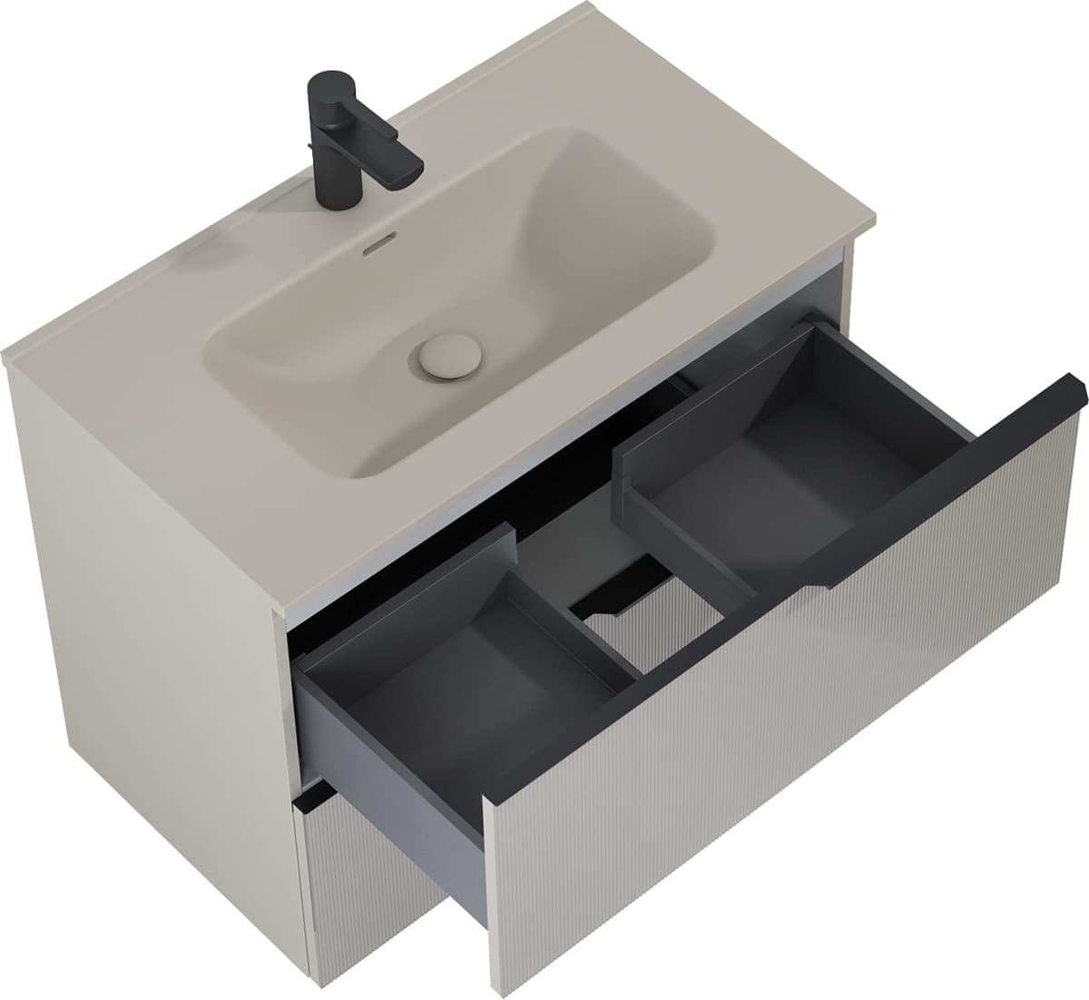 ELITA RE010804047020 168744 SZAFKA SOHO 80 2S FUME MATT PDW *4 - Powystawowy Łódź Pojezierska