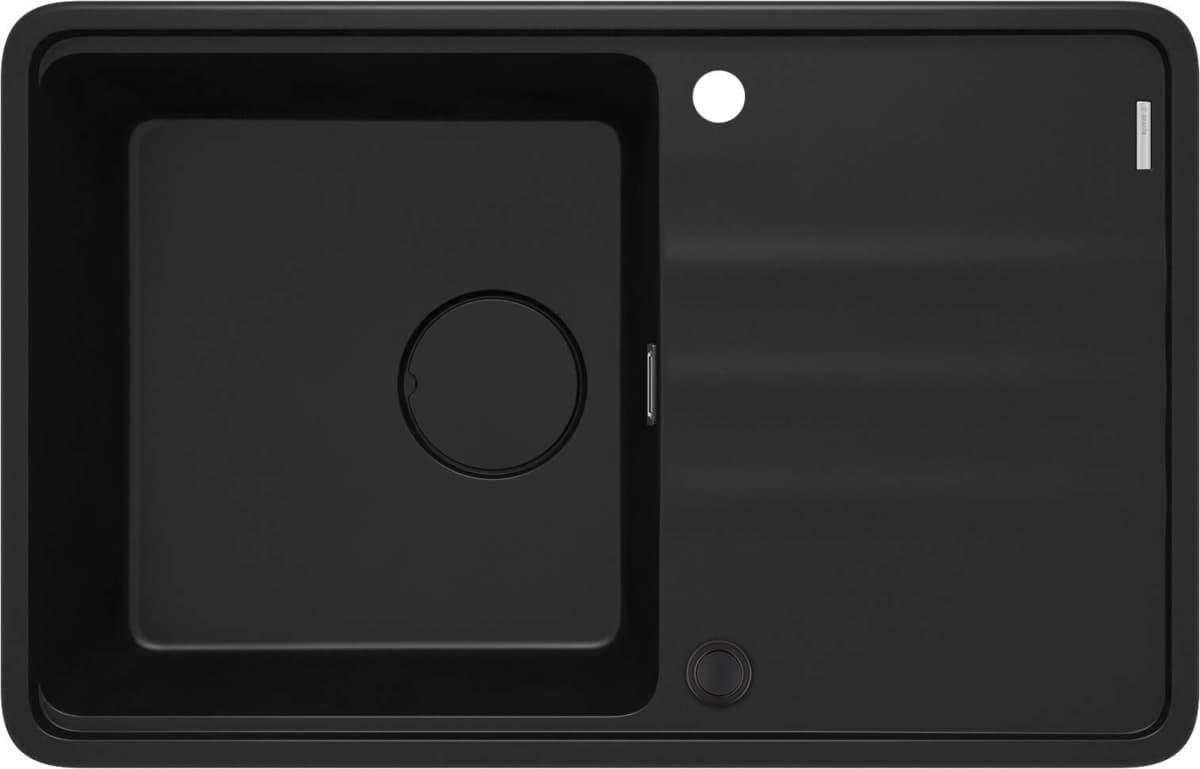 DEANTE ZLEW. MOMI NERO GRANIT 1K Z/O 780x500x230 MM + OSPRZĘT SPACE-SAVER ZKM_N113 **ekspo - Powystawowy Zielona Góra