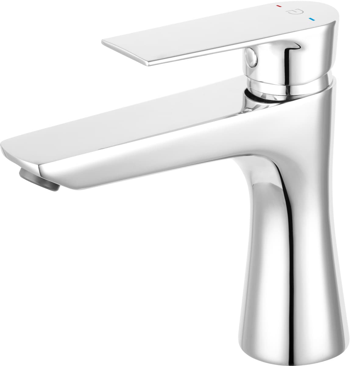 FDESIGN PINEA Bateria umywalkowa stojąca w komplecie z korkiem click-clack chrom FD1-PNA-2-11 - Powystawowy Zielona Góra