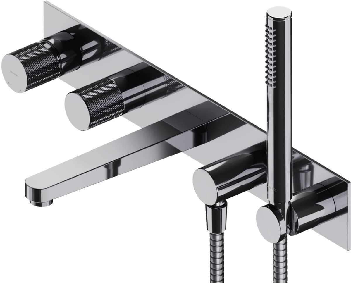 OMNIRES CONTOUR bateria wannowa 5-otworowa podtynkowa CT8037/1CR chrom **ekspo - Powystawowy Cieszyn