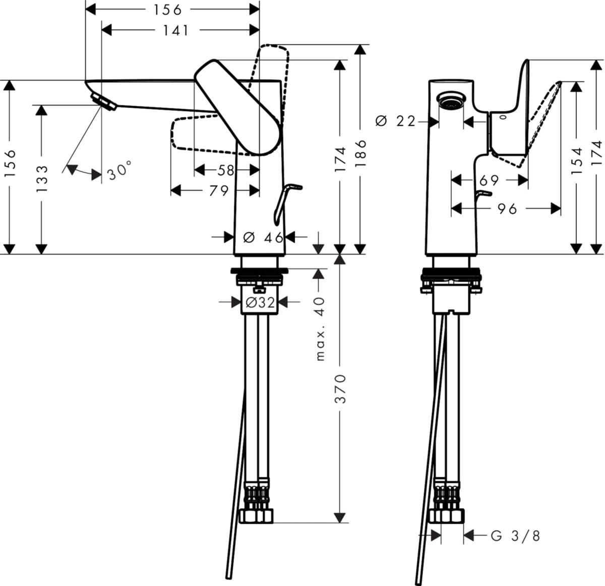 HANSGROHE 71754990 TALIS E 150 bat.umywalkowa złoty optyczny Złoty Optyczny Polerowany **ekspo - Powystawowy Kraków