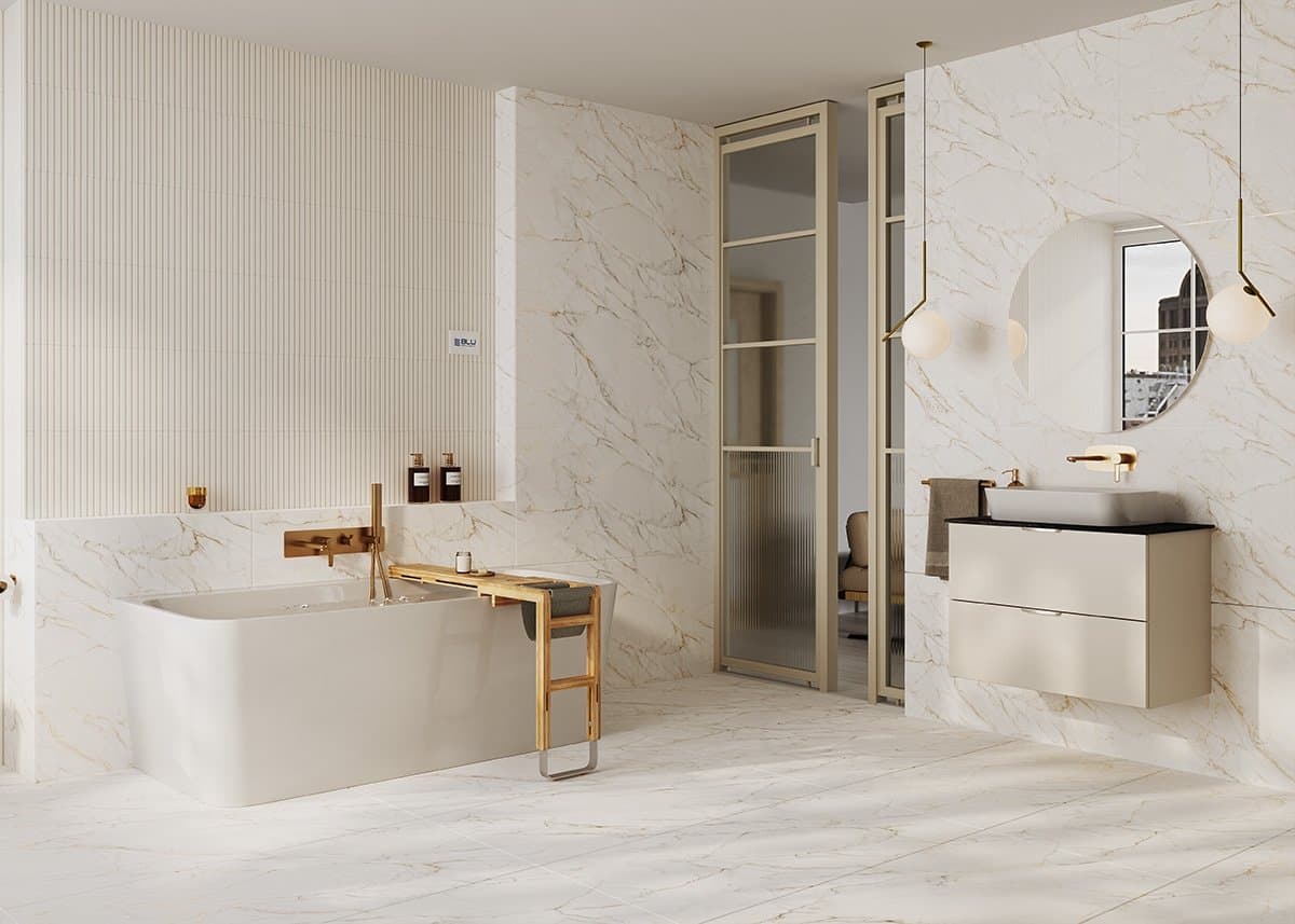 AZARIO INFINITY STATUARIO WOX GOLD ROCKER REKT. 60X120 GAT. I (1,44M2, 46,08M2) - Nowy Zielona Góra